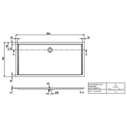 VILLEROY & BOCH - Brausewanne FUTURION FLAT UDQ1890FFL2 1800x900x17 Quaryl weiß