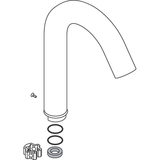 Hansgrohe - Auslauf für 2-Griff WT-Armatur chrom