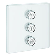 Grohe - 3-fach Unterputzventil GROHTHERM SmartControl 29158 eckig FMS moon white