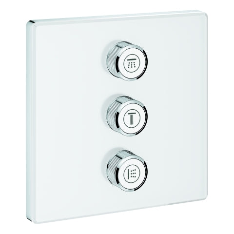 Grohe - 3-fach Unterputzventil GROHTHERM SmartControl 29158 eckig FMS moon white