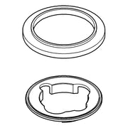 Grohe - Grundplatte 48052 für Einloch- Waschtisch-/Bidetbatterien chrom