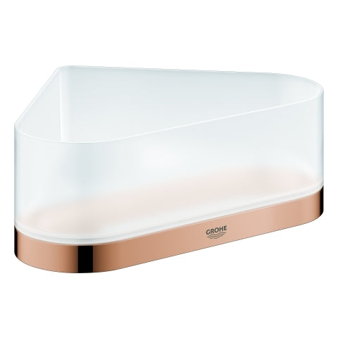 Grohe - Eck-Duschablage SELECTION 41038 mit Halterung warm sunset