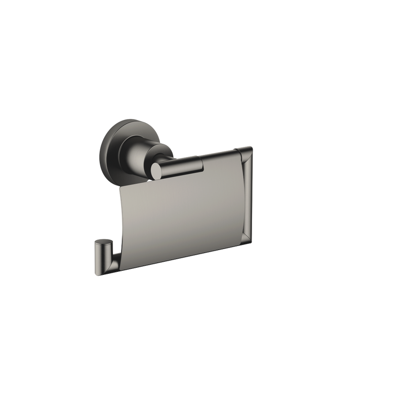 Dornbracht - Papierrollenhalter mit Deckel TARA 83510892 Dark Platinum gebürstet