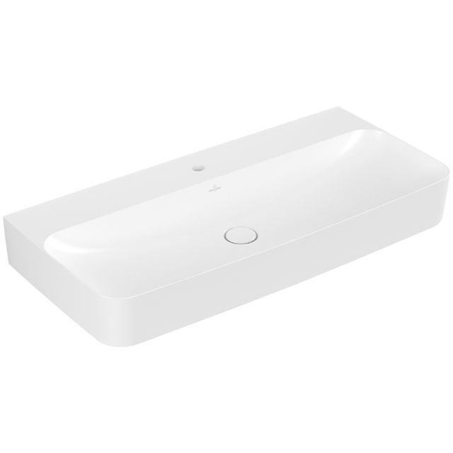 VILLEROY & BOCH - WT Finion 1000x470mm re-eckig 1HL. m. verd. ÜL. Stone White cplus