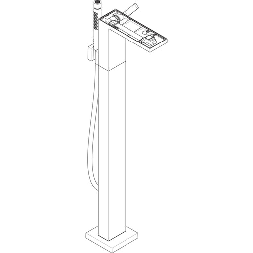 Hansgrohe - Wannenmischer Axor MyEdition Fertigset Bodenmontage o.Platte chrom