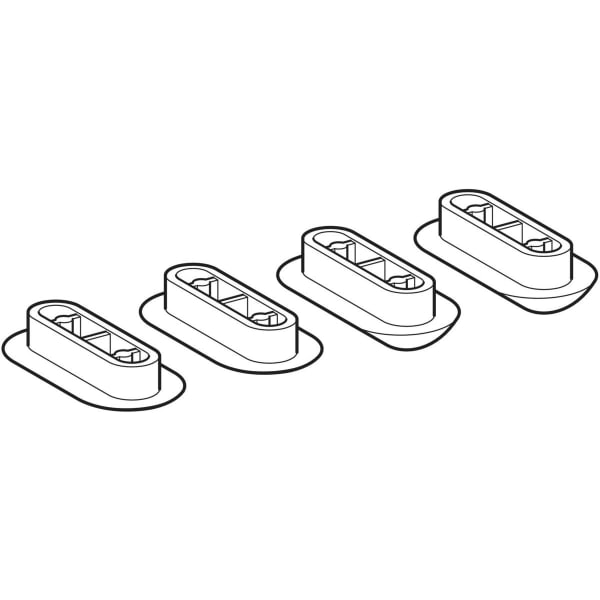 Geberit Vertriebs - WC-Sitzring Puffer +/- 2mm, je 2 St. Service-Kit