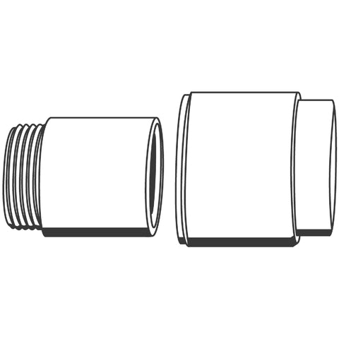 Grohe - Verlängerungsset 46238 f.Wandbatterie 30mm 2 Stück chrom