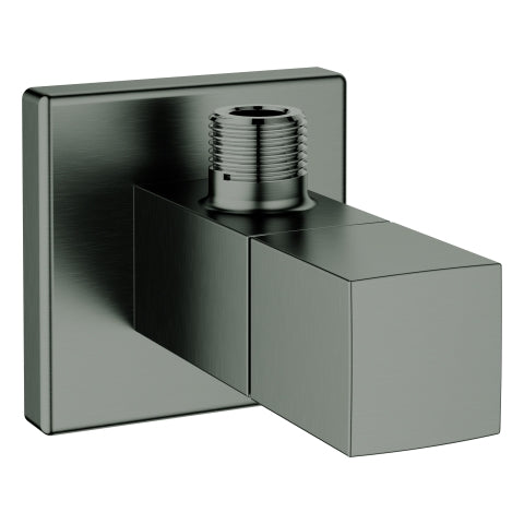 Grohe - Eckventil EUROCUBE 22012 DN15 Abgang 3/8'' hard graphite gebürstet
