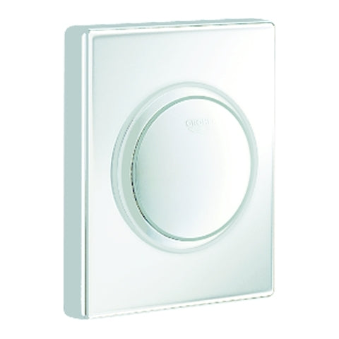 Grohe - Abdeckplatte Skate 38595SH0 alpinweiß m.Druckknopfbetätigung