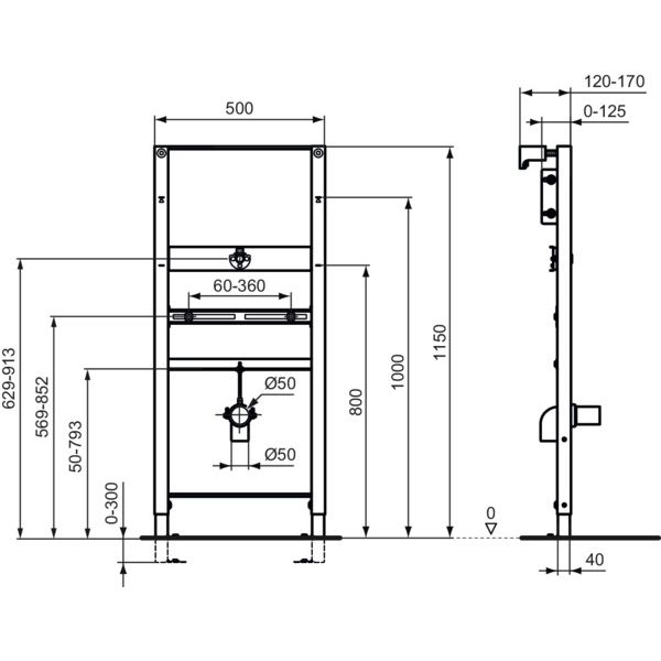 Ideal Standard - Urinal-Element PROSYS
