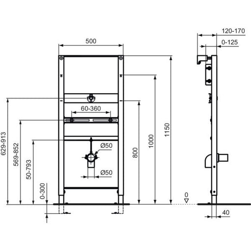 Ideal Standard - Urinal-Element PROSYS