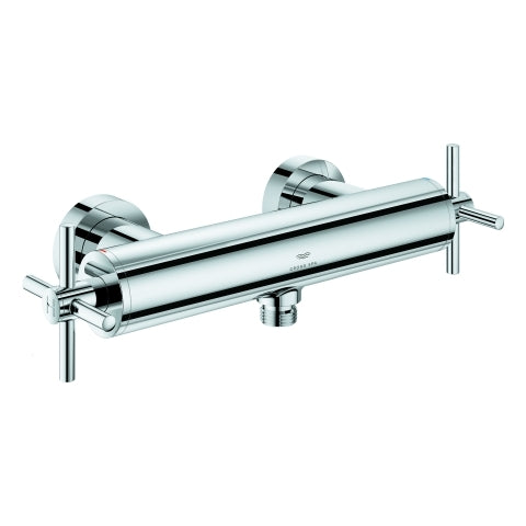 Grohe - 2-Griff-Brausebatt. Atrio 26895 Wandmontage Kreuz-Griff chrom