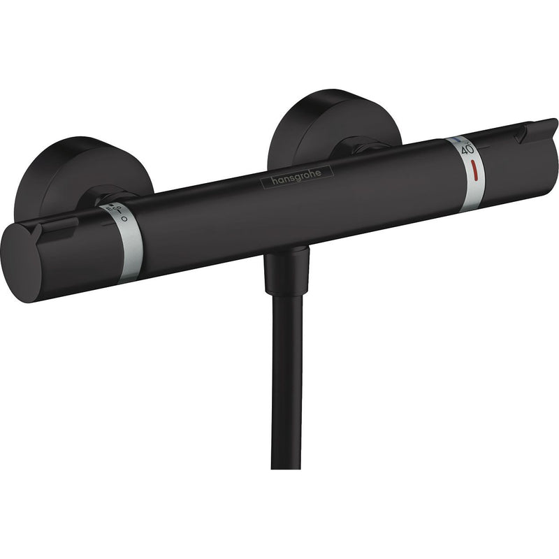 Hansgrohe - Thermostat ECOSTAT Comfort Brausenmischer Aufputz DN15 mattschwarz