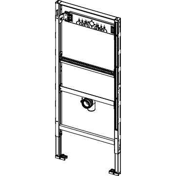 TECE SE - TECEprofil Universalmodul für Urinal für AP-Drückspüler, # 9.320.010