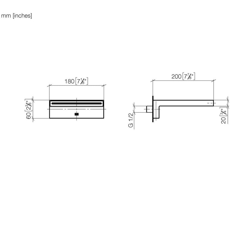 Dornbracht - Wannen-Schwallausl. f. W.-Mont. DEQUE 13430740 chrom
