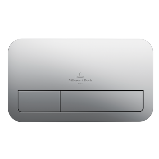 VILLEROY & BOCH - Betätigungsplatte ViConnect 9224 253x145x10mm Brushed Chrome