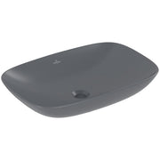 VILLEROY & BOCH - Aufsatzwaschbecken Loop&Friends 620x420mm re-eckig m. ÜL. Graphite cplus