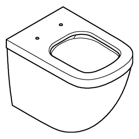 Grohe - Stand-Tiefs.-WC Euro Keramik 39339 39339 back-to-wall alpinweiß