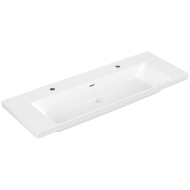 VILLEROY & BOCH - SchrankWT Subway 3.0 1300x470mm re-eckig 2HL. m. ÜL. Stone White cplus