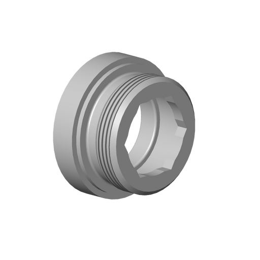 Dornbracht - Rastbuchsenaufnahme Ersatzteile 091212043 D. 19,5 x 9,5 mm platin matt