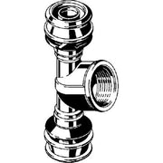 Viega - T-Stück RAXOFIX 5317 25mm x 1/2IG x 25mm Siliziumbronze