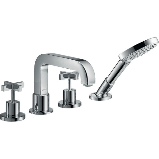 Hansgrohe - 4-Loch Wannenarmatur AXOR CITTERIO 39453000 Fertigset chrom, m.Kreuzgriff