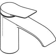 Hansgrohe - Waschtischmischer 80 VIVENIS m.Zugstangen-Ablaufgarnitur mattschwarz