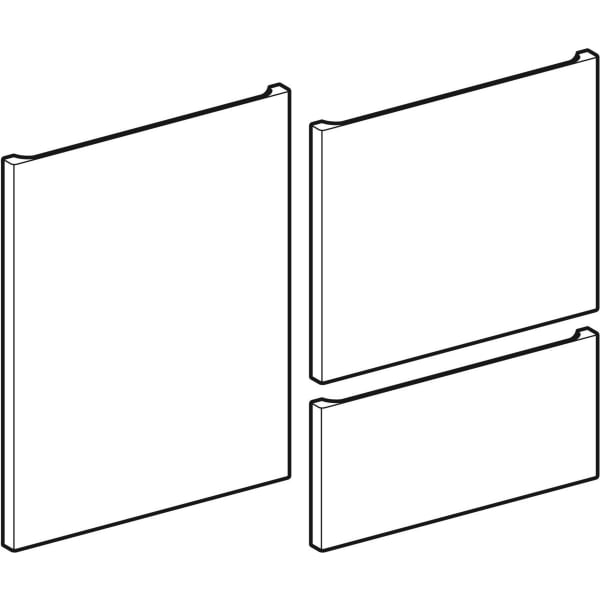 Geberit Vertriebs - Front Set, Ulme, RENOVA Nr.1 Plan Seitenschrank, Modell 869032