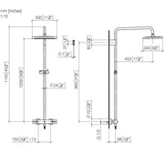 Dornbracht - mit Brause-Thermostat SYMETRICS 34459980 chrom