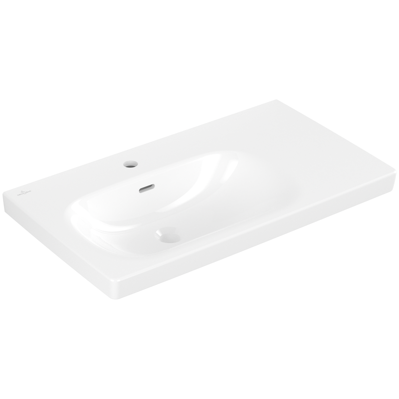 VILLEROY & BOCH - SchrankWT Skyla 5A52L1 800x460mm re-eckig BP li 1HL. m. ÜL. we Alpin c