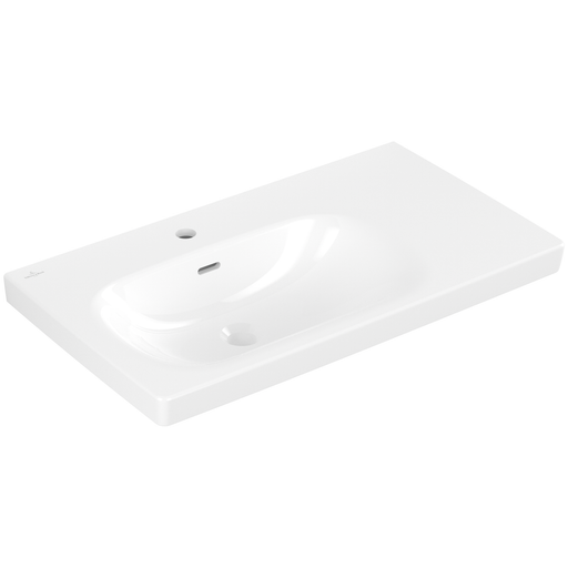 VILLEROY & BOCH - SchrankWT Skyla 5A52L1 800x460mm re-eckig BP li 1HL. m. ÜL. we Alpin c