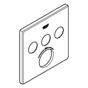 Grohe - Rosette 49042 für SmartControl UP-THM eckig mit 3 ASV chrom