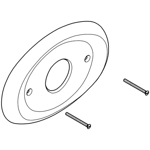 Grohe - Rosette 08367 oval L:230 B:157 für für Grohmix chrom