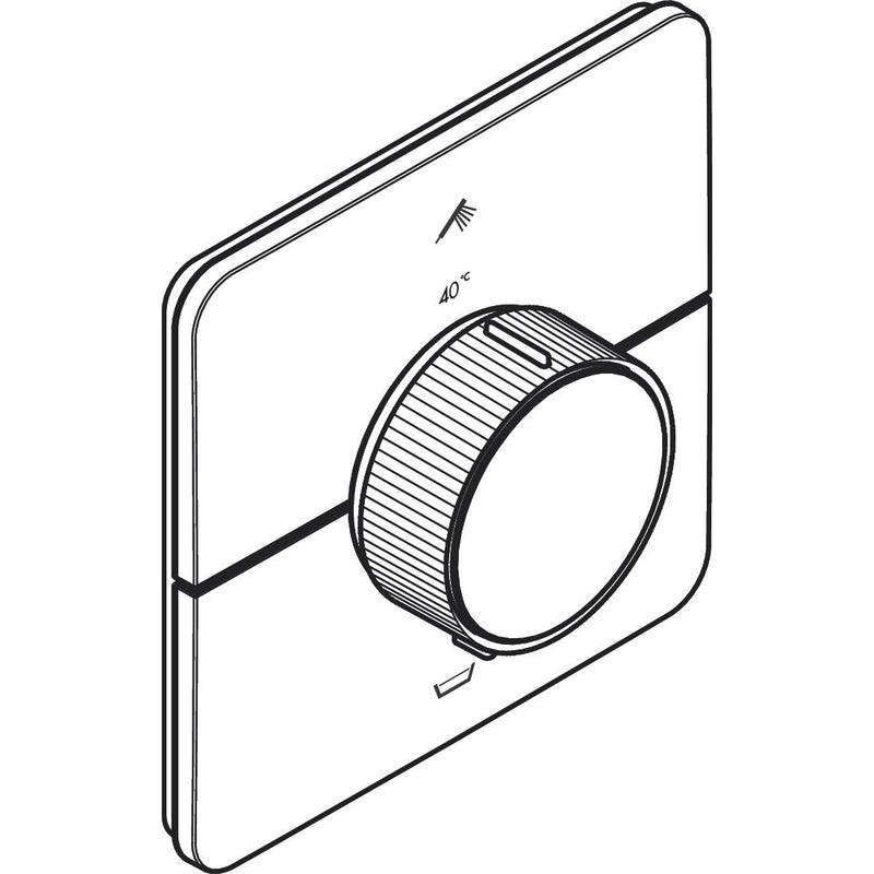 Hansgrohe - Thermostat UP Axor ShowerSelect ID Fertigset 2 Verbr.Sicherungsk.softsq.MSW