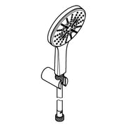 Grohe - Wandhalterset RAINSHOWER 130 SmartActive 26581 9,5l moon white/chrom