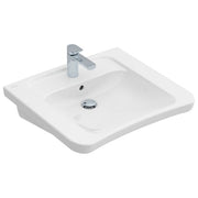 VILLEROY & BOCH - Waschbecken ViCare 650x550mm Rechteck 1HL. mit Überlauf Weiß Alpin CeramicPlus