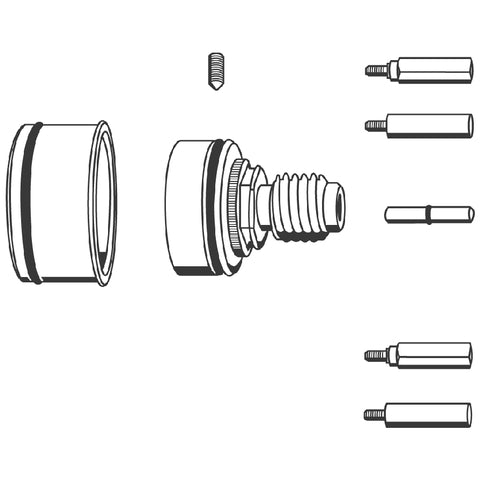 Grohe - Verlängerungsset 47328 27,5mm für 19621 chrom