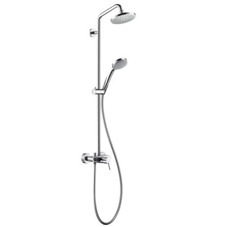 Hansgrohe - Showerpipe CROMA 100 Einhebelmischer 27154000 chrom