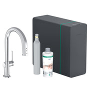 Hansgrohe - SodaSystem 210 Aqittura M91 Ausziehauslauf 1j sBox Starter Set chrom