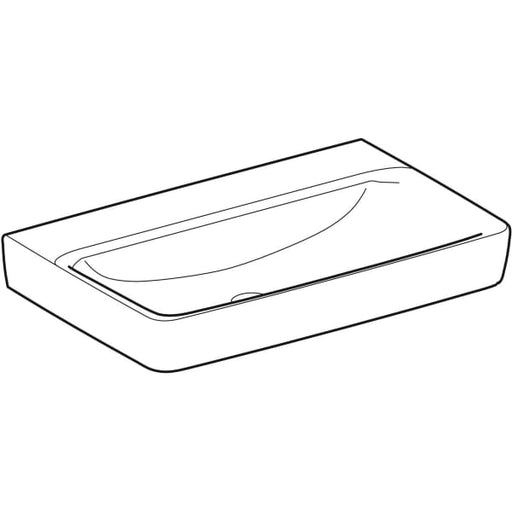 Geberit Vertriebs - RENOVA Plan Waschtisch, 75x48cm o. Hl., o. Ül., weiß, NEU