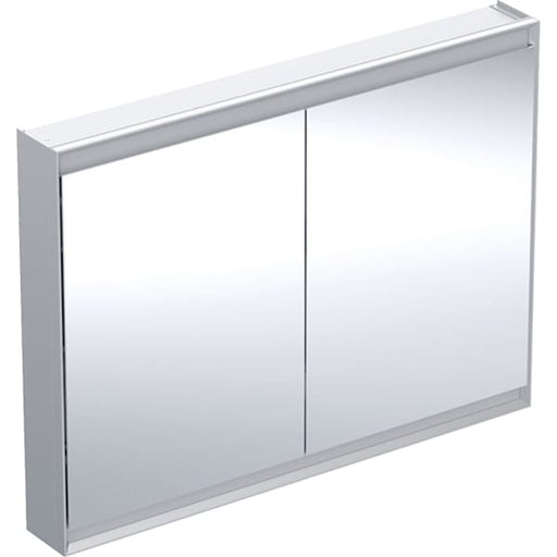 Geberit Vertriebs - ONE Spiegelschrank mit ComfortLight 2 Türen, AP-Mont., 120x90x15cm, alu