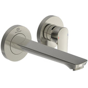 Ideal Standard - Wand-WT-Armatur UP CONNECT AIR, BS2, 5 l/min., Ausld. 185mm, Blizzard silver
