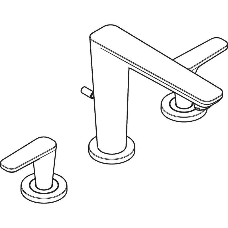 Hansgrohe - 3-Loch WTA 125 Axor Citterio C mit Zugstangen Ablaufg.MSW