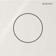 Geberit Vertriebs - Typ 40 UR-Strg. mit pneum. Sp-Ausl. Round, Glas, sand-grau