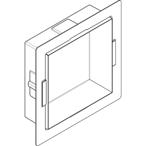 Hansgrohe - XtraStoris Minimalistic Wandnische mit offen.Rahmen 300 x 300 x 100 mm MW