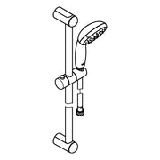 Grohe - Brausestangenset TEMPESTA 100 27646 2 Strahlarten 900mm 5,7l/min chrom