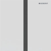Geberit Vertriebs - Typ 40 UR-Strg. m. elektron. Sp-Ausl. Netz.-Betr., Square, weißmatt/Etc