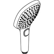 Hansgrohe - Handbrause RAINDANCE Select E 120 26520400 weiß chrom