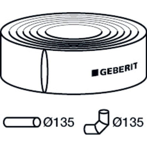 Geberit Vertriebs - Dämmschlauch aus PE d135 312.921 (RL: 15 m) j.M