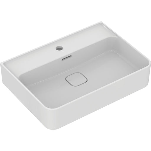 Ideal Standard - Waschtisch STRADA II, 1 Hl., m.Ül., geschliffen, 600x430x170mm, Weiß m. IP